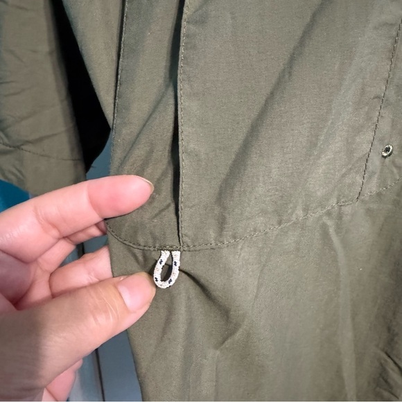 Magellan Outdoors Green Casual Button Down Shirt Short Sleeve - Picture 7 of 16